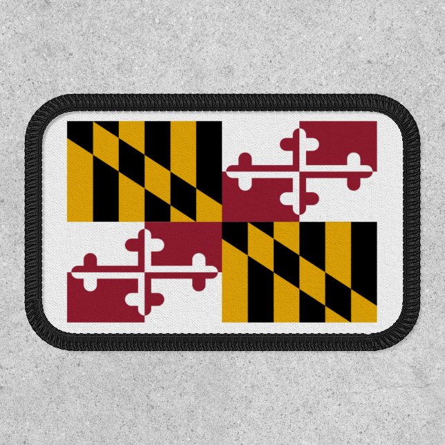 Marylander Flag, Flag of Maryland Patch (Front)
