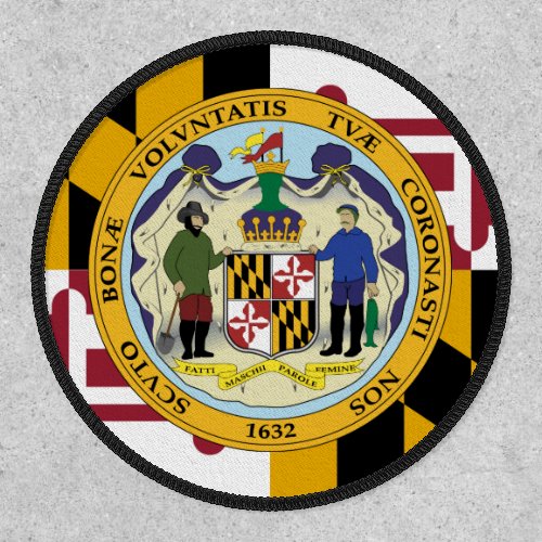 Marylander Flag  Seal Design Flag of Maryland Patch