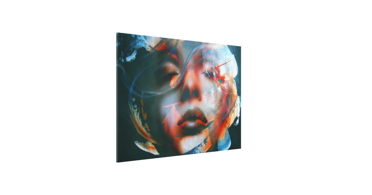 "Marylin...", ArteKaos Wrapped Canvas Print