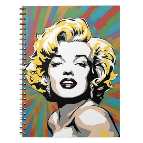 Marylin  Monroe art Notebook