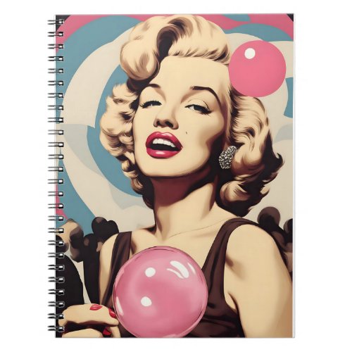 Marylin Monroe art poster Notebook