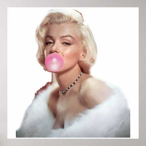 Marylin Monroe Bubble Gum 6 Poster