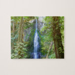 Marymere Falls I at Olympic National Park Jigsaw Puzzle