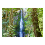 Marymere Falls I at Olympic National Park Poster