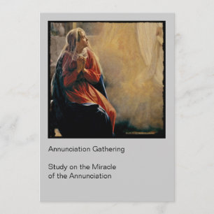 Mary's Annunciation Invitation