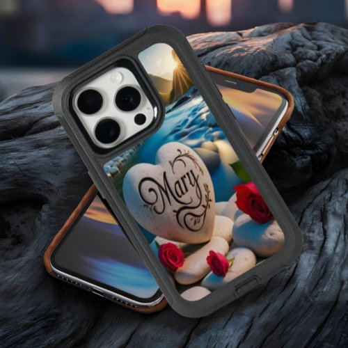Marys Heart in Mountain Valley iPhone 15 Pro Case