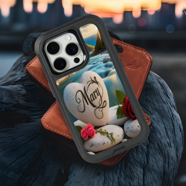 Mary's Heart stone Sunset iPhone 15 Pro Case (Creator Uploaded)