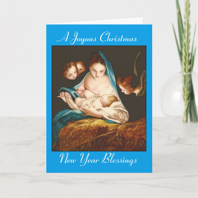 Mary's Yes Poetry Holiday Card (Front)