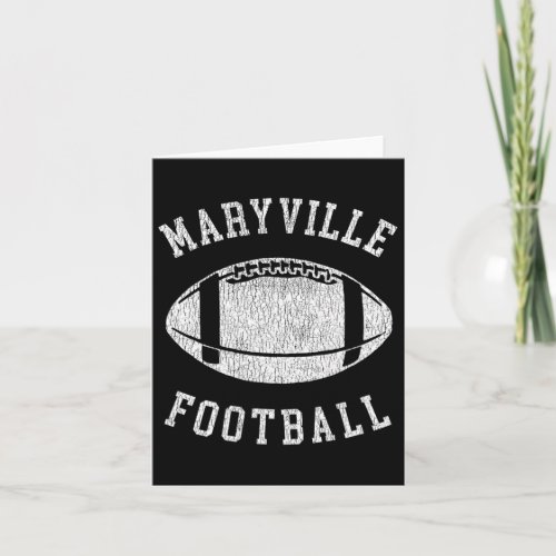 Maryville Football Distressed Vintage 80's Throwba