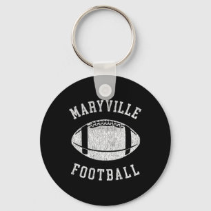 Maryville Football Distressed Vintage 80's Throwba Keychain