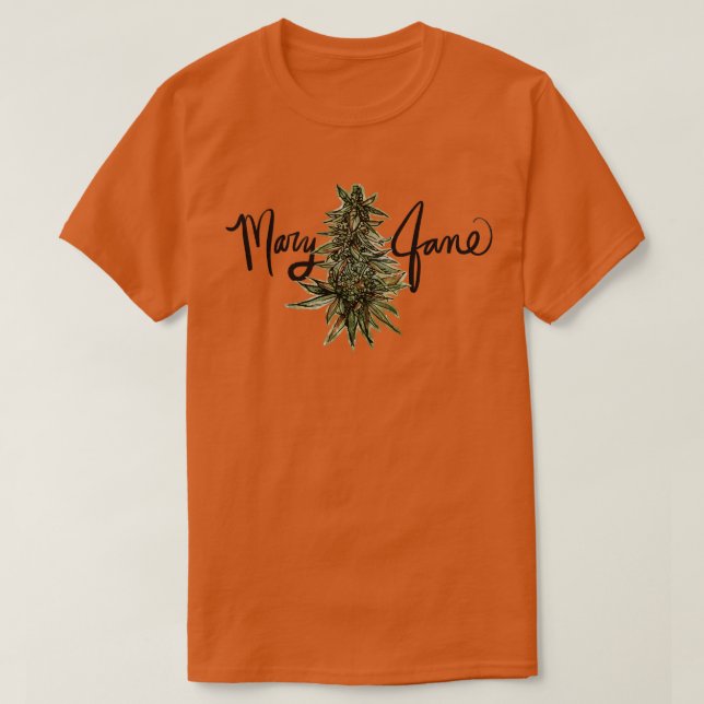 MaryWeed Flower T-Shirt (Design Front)
