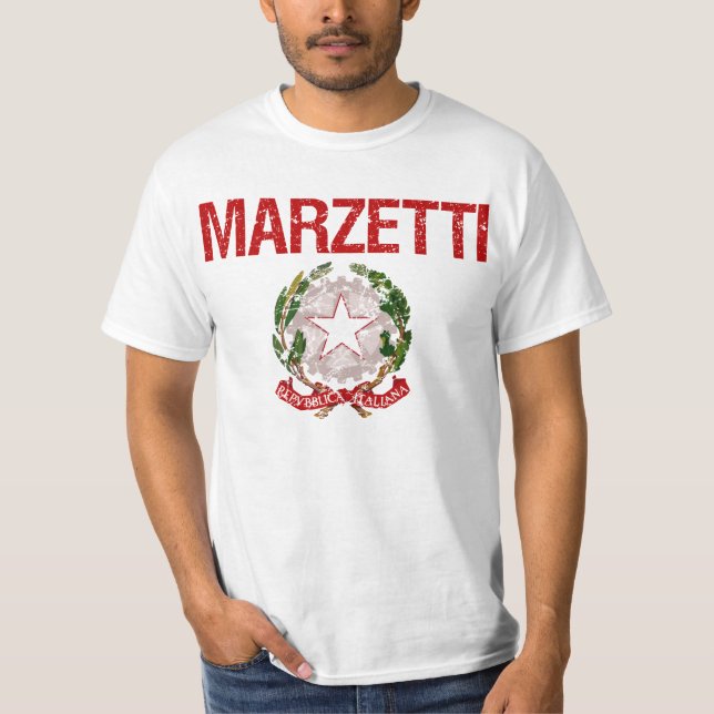 Marzetti Italian Surname T-Shirt (Front)