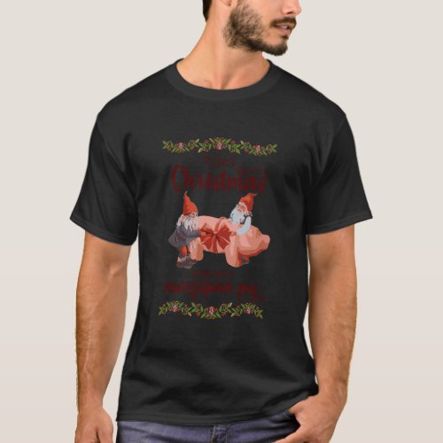 Marzipan Pig Norwegian Christmas Gift Holiday Trad T_Shirt