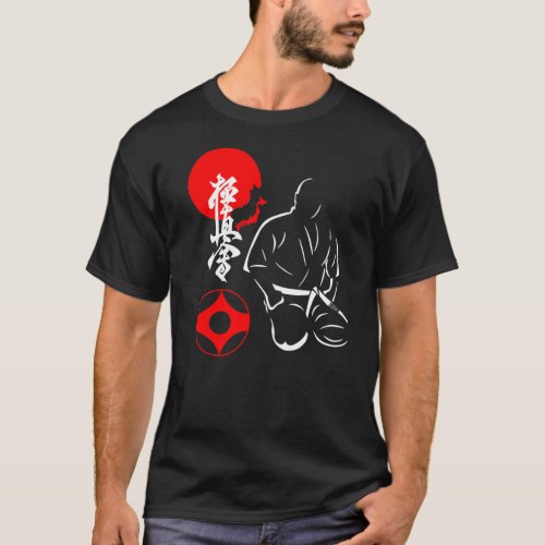 Mas Oyama Seiza _ Kyokushin Karate Design T_Shirt