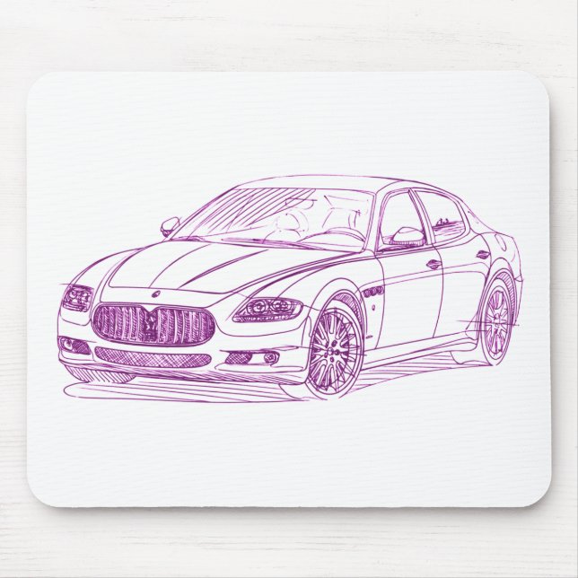 Mas Quattroporte 2010 Mouse Pad (Front)