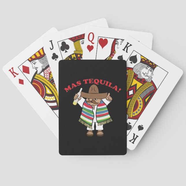 Mas Tequila! Poker Cards (Back)