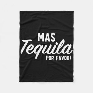 Mas Tequila Por Favor Funny Cinco De Mayo Day Fies Fleece Blanket