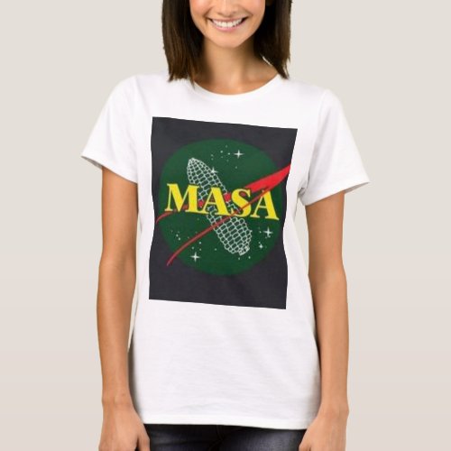 MASA Nasa Shirt _ Funny Mexican Food T_shirt