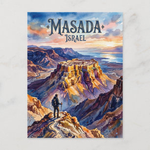 Masada National Park Israel Postcard