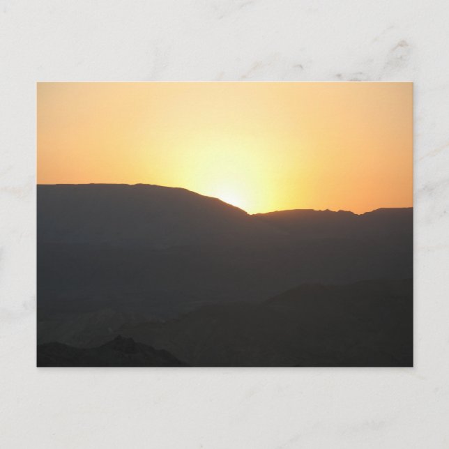 Masada Sunrise - Customized Postcard (Front)