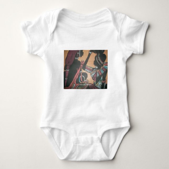 MASAI Hakuna Matata.JPG Baby Bodysuit (Front)