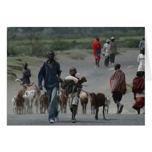 Masai Market Cards (Front Horizontal)