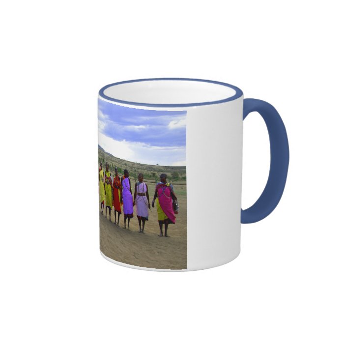 MASAI WOMEN IN KENYA AFRICA COFFEE MUGS