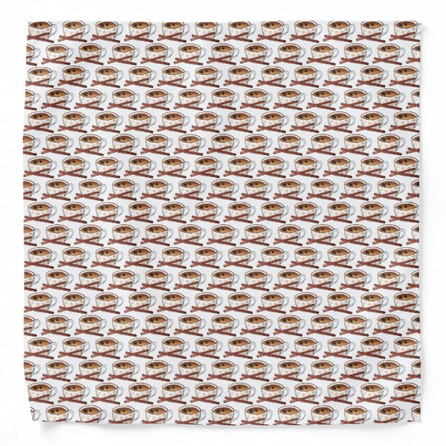 Masala Chai Teacup Indian Spiced Black Tea Cuppa Bandana (Front)