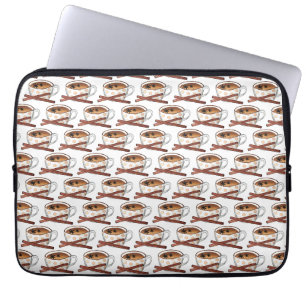 Masala Chai Teacup Indian Spiced Black Tea Cuppa Laptop Sleeve