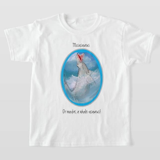 Masasaurus, or Whale-asaurus  T-Shirt (Laydown)
