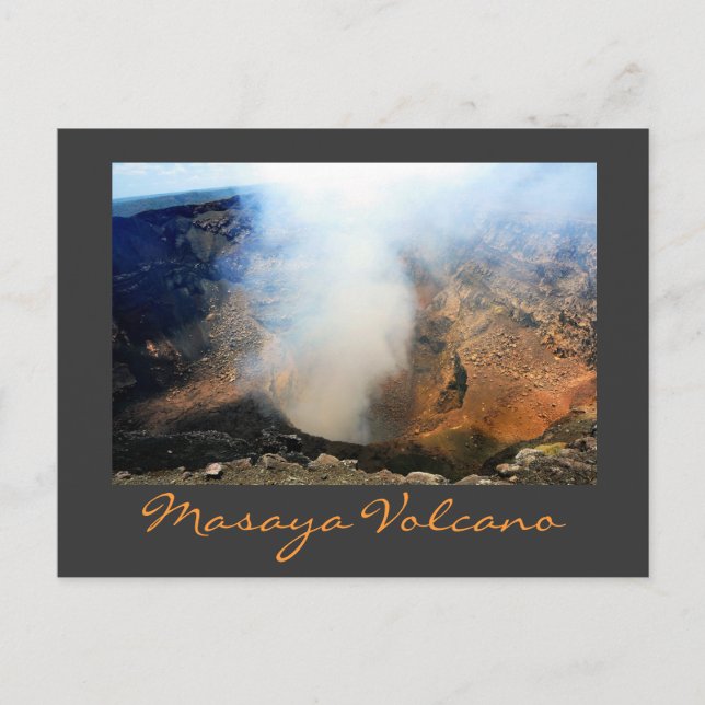 Masaya Volcano, Nicaragua, C.A. Postcard (Front)