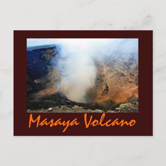 Masaya Volcano, Nicaragua, C.A. Postcard (Front)