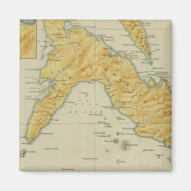 Masbate and Tico No 17 Magnet (Front)