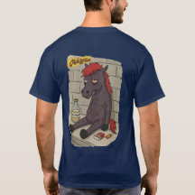Masc T-shirt. Fire Horse - Back