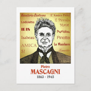 Mascagni Postcard