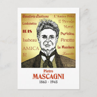 Mascagni Postcard