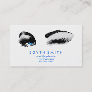Mascara or Eyelashes Business Card