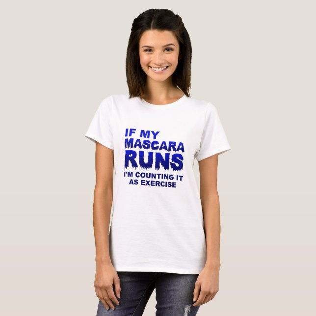 Mascera Runs Exercise Funny Tshirt (Front Full)