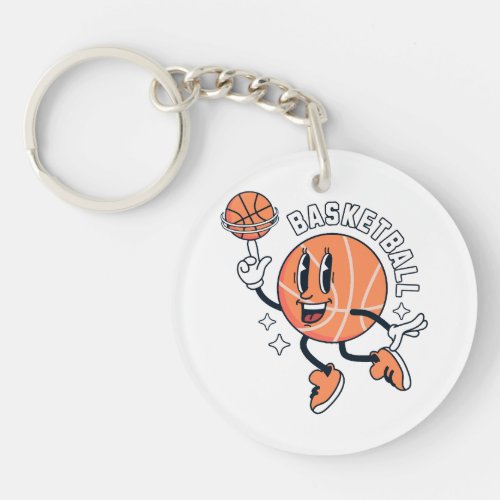 mascot_basket_ball_sport keychain