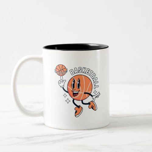 mascot_basket_ball_sport Two_Tone coffee mug