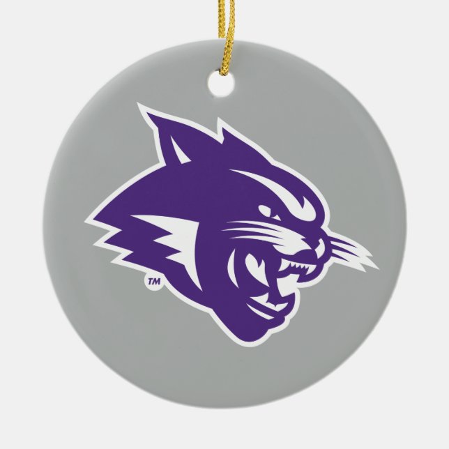 Mascot Mark Ceramic Ornament (Front)