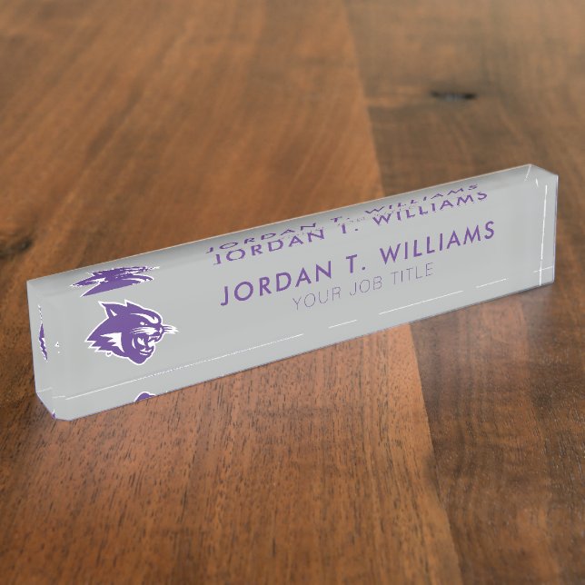 Mascot Mark Desk Name Plate (Side)