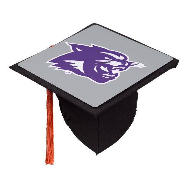 Mascot Mark Graduation Cap Topper (Angled)