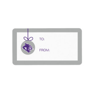 Mascot Mark Holiday Label