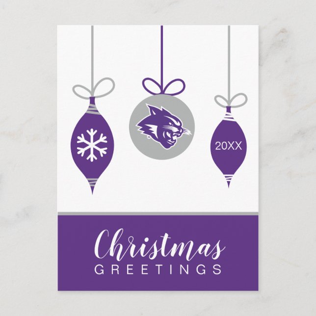 Mascot Mark Holiday Postcard (Front)