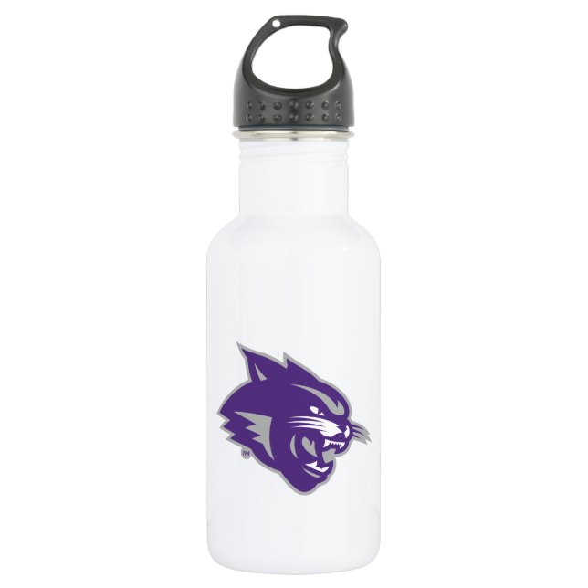 Mascot Mark Stainless Steel Water Bottle (Front)