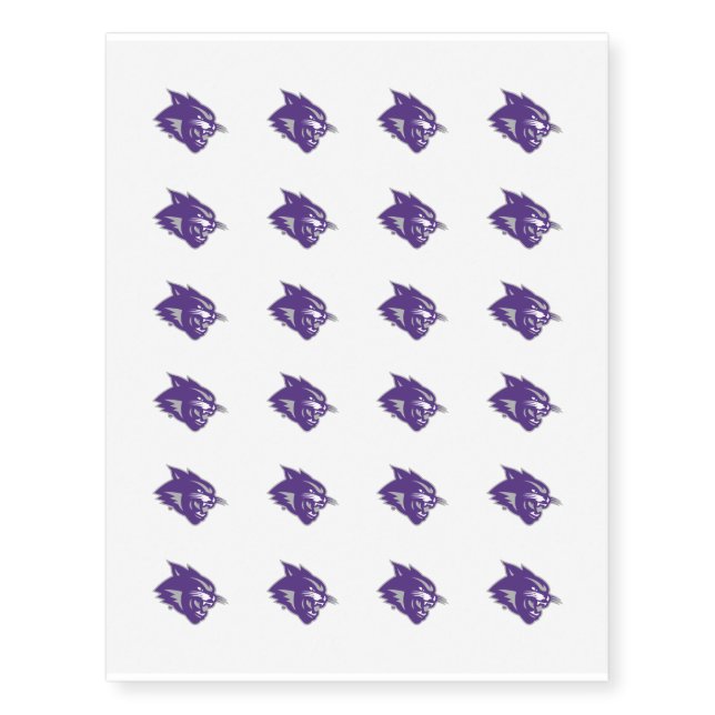 Mascot Mark Temporary Tattoos (Front)