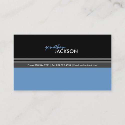 Masculine Business Card
