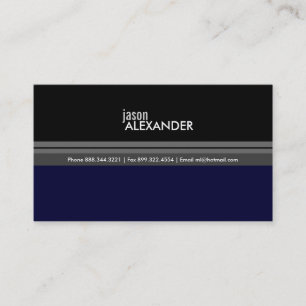 Masculine Business Card