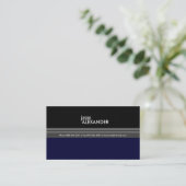 Masculine Business Card (Standing Front)